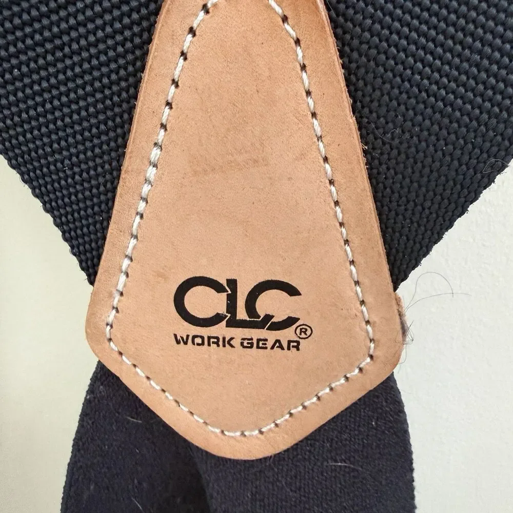 CLC Work Gear 110BLK Heavy Duty Work Suspenders Black Elastic X-Back NWOT